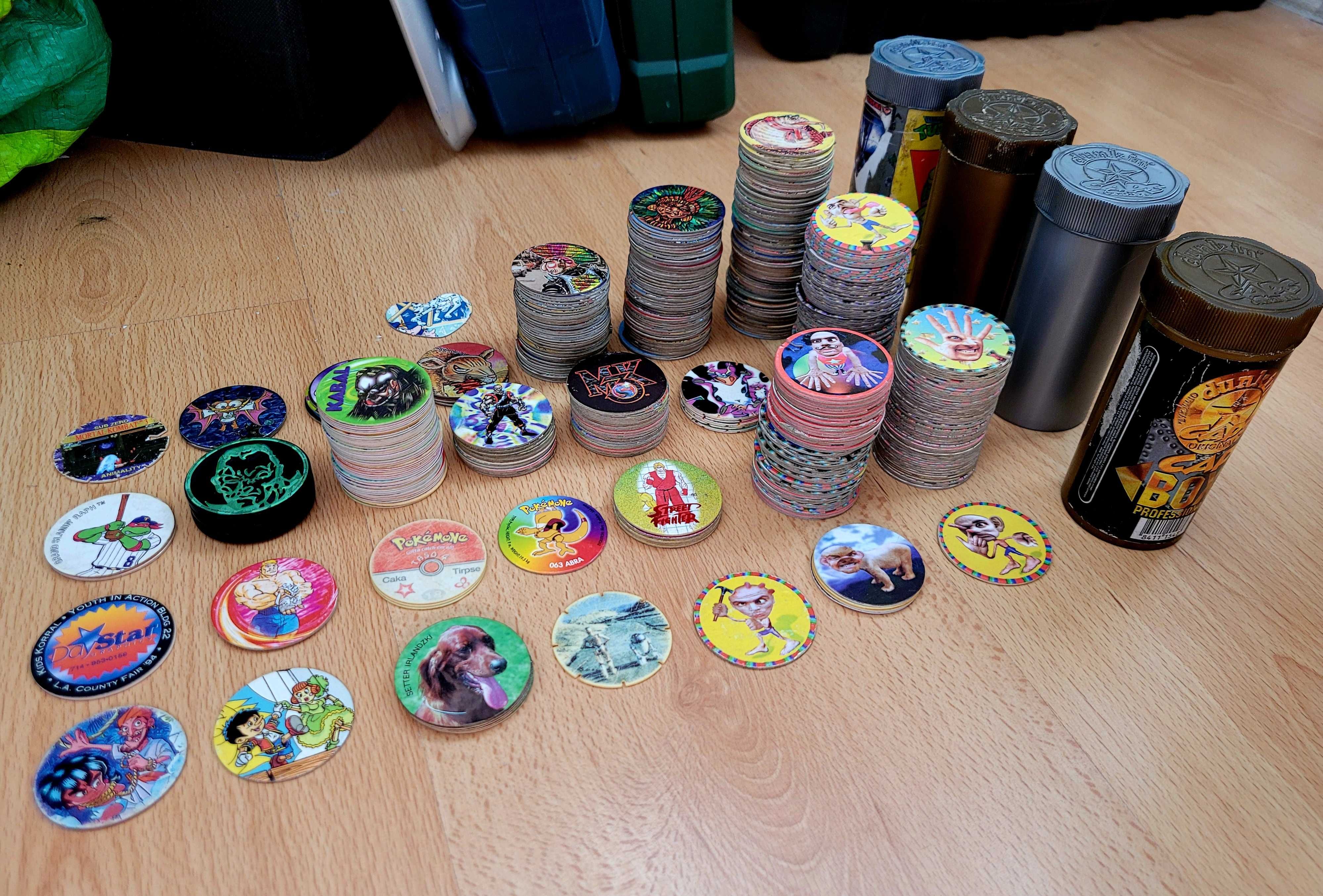 Żetony kapsle tazo tazos chupa cap caps фишки кепсы фішки кепси