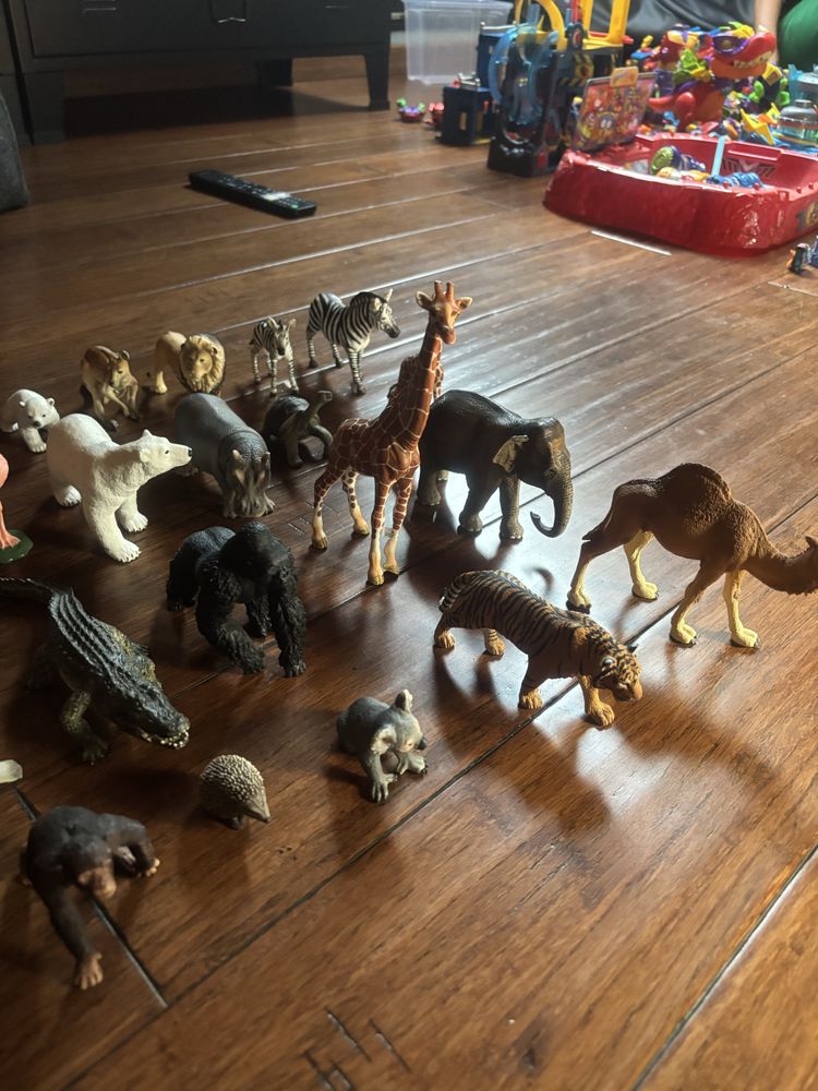 Schleich afryka, zoo, dzikie zwierzęta
