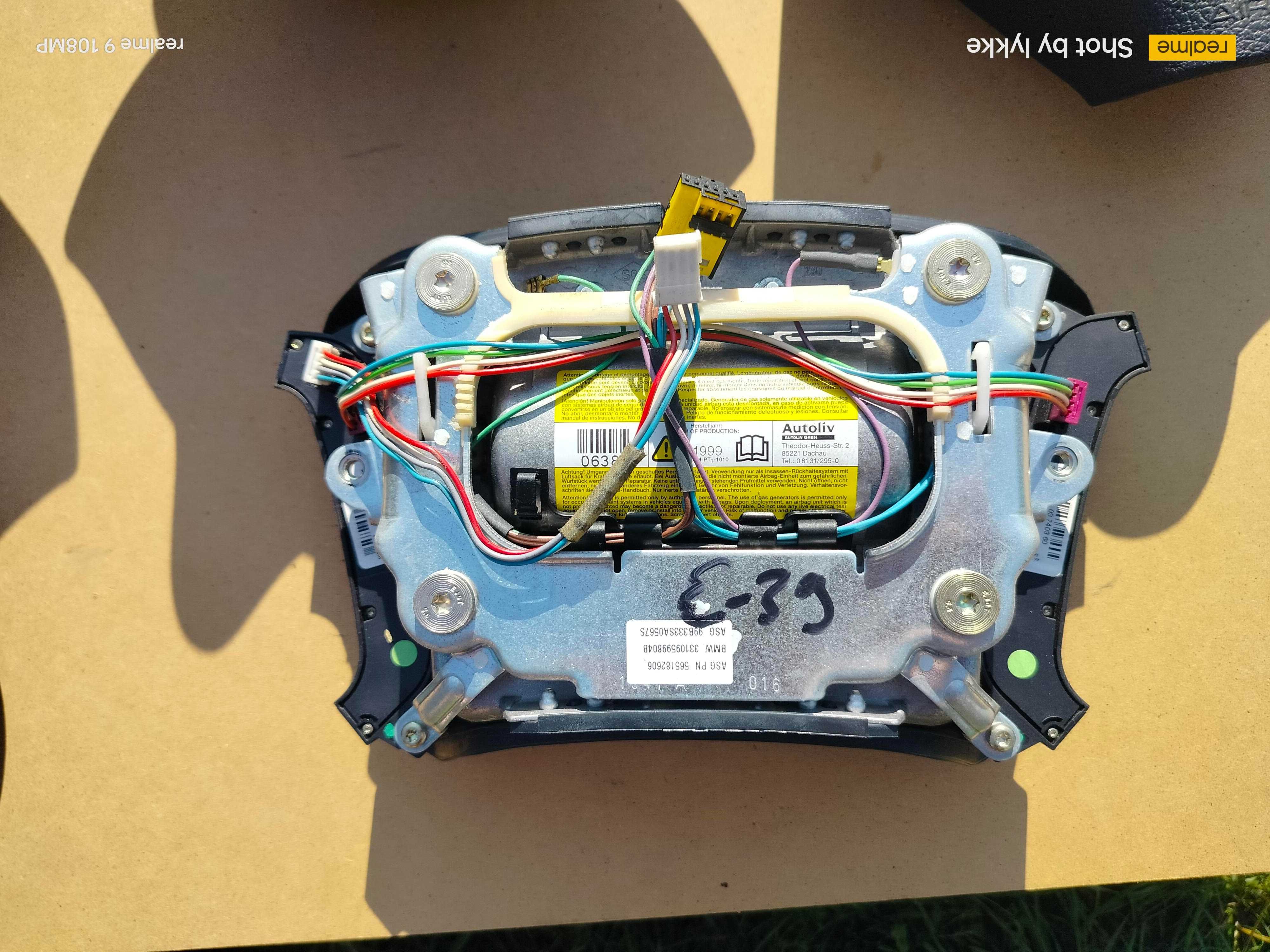 BMW e39 poduszka kierowcy airbag kierownicy multifunkcja