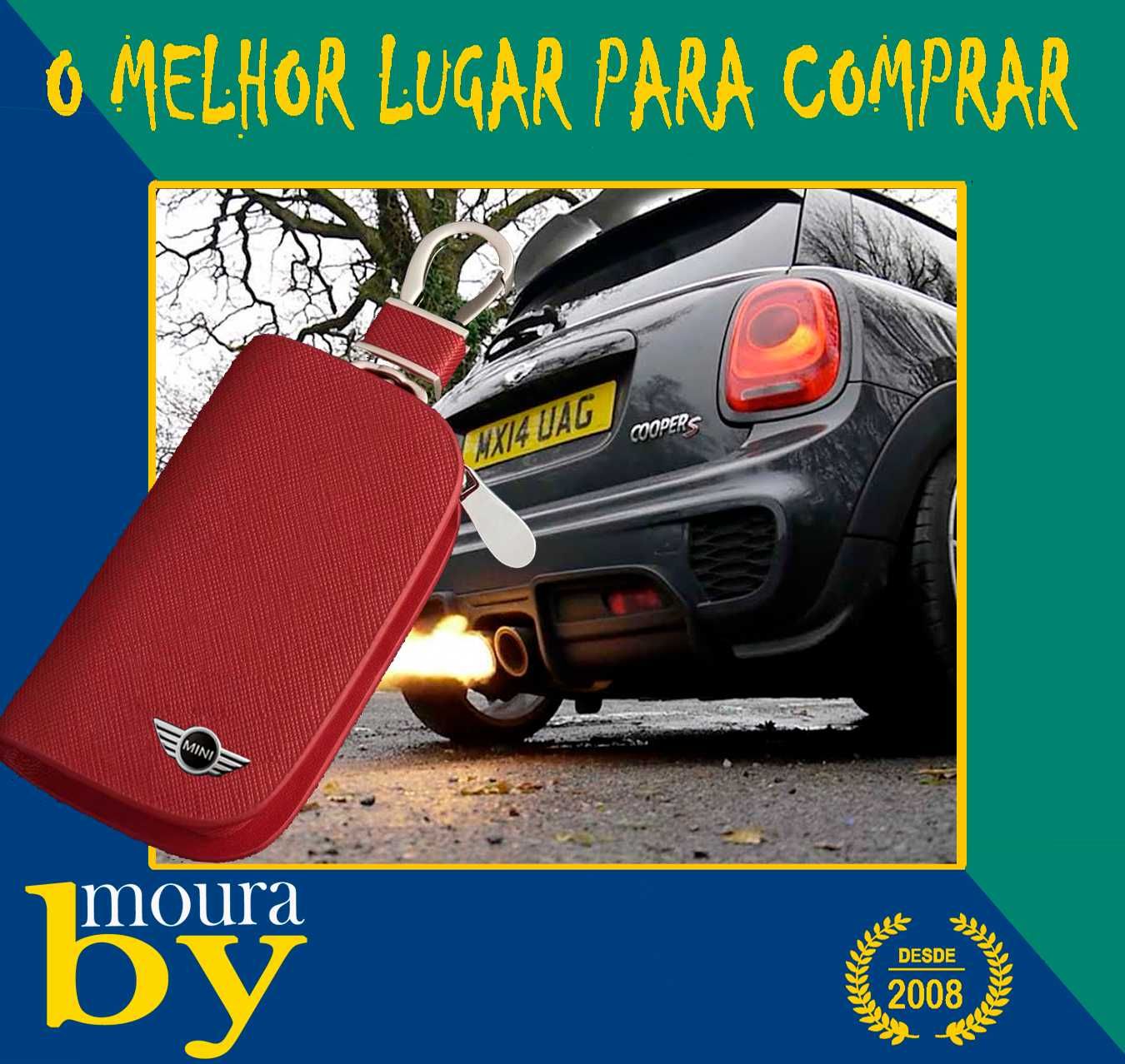 mini cooper Bolsa de porta chaves e fitas de pescoço