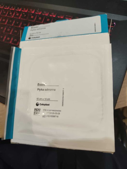 Brava Płytka Ochronna Pod Płytkę Stomijną 10X10CM Coloplast - 032105