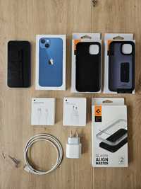 Iphone 13 256GB Blue mega zestaw stan idealny