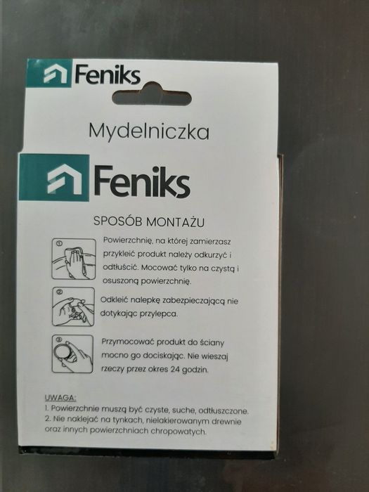 Mydelniczka ażurowa samoprzylepna srebrna