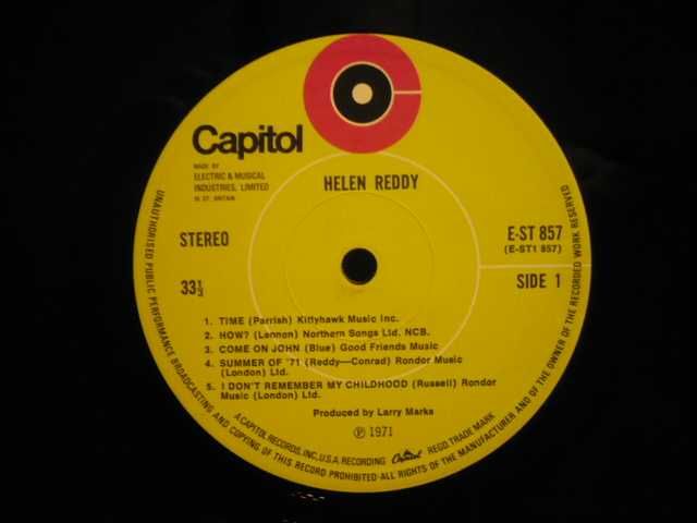 Płyta winylowa Helen Reddy Helen Reddy.1971 rok