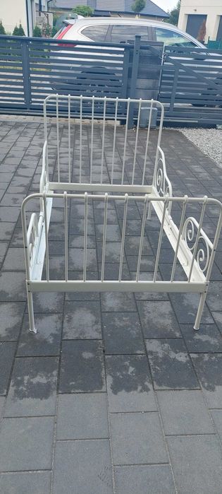Łózko ikea Minnen z materacem  rosnace z dzieckiem