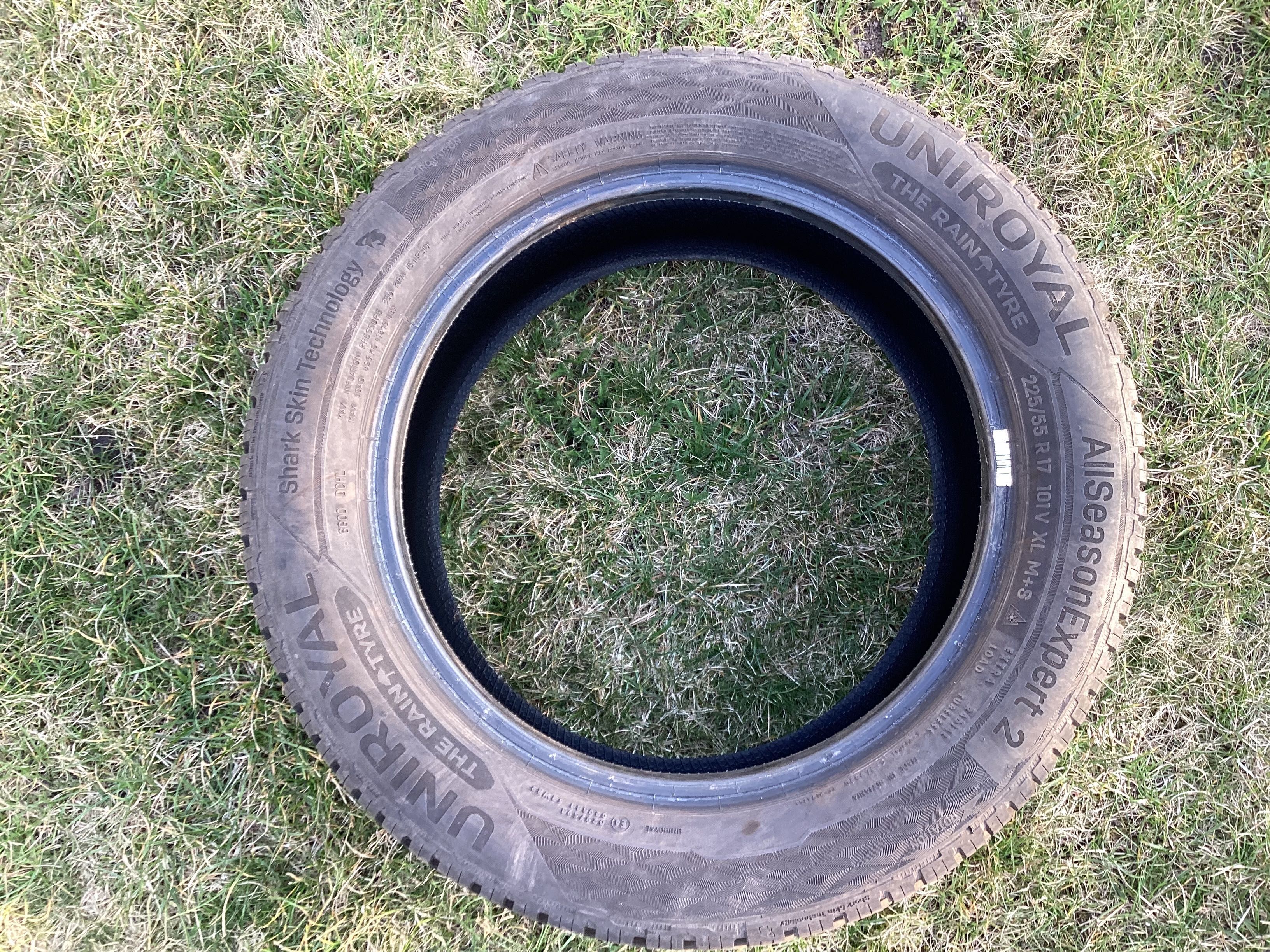 Opona całoroczna 225/55/R17 UNIROYAL ALL Season  Expert 2  jak nowa