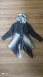 Me's sweter asymetryczny z kapturem kardigan L/XL ombre