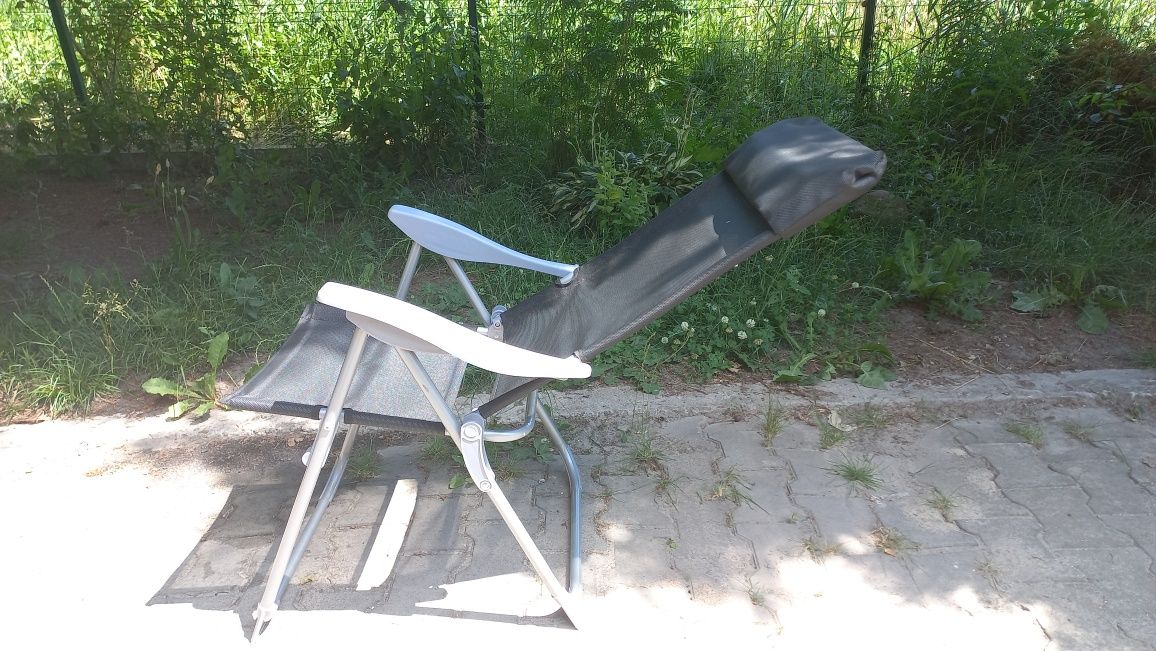 2 NOWE Krzesła rozkładane, turystyczne - regulowane - PRZESYŁKA W CENI