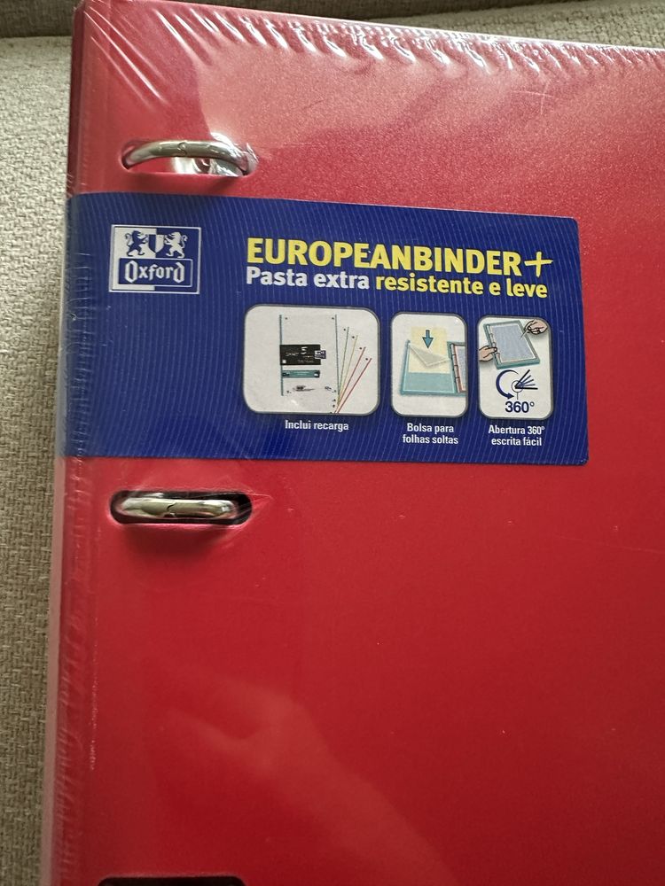 Dossier/ Capa argolas e folhas Oxford Novo