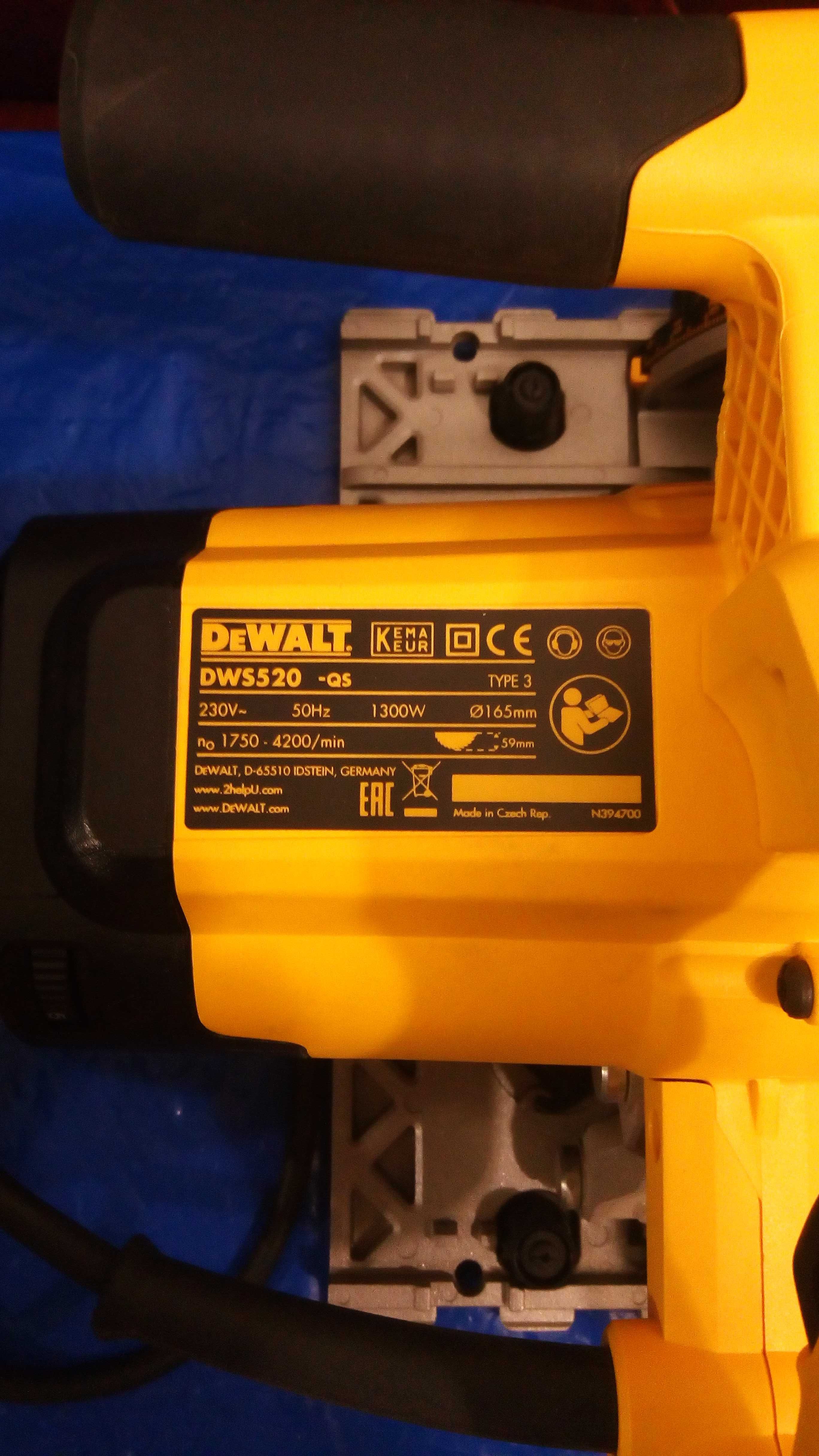 Dewalt DWS520KT погружная пила