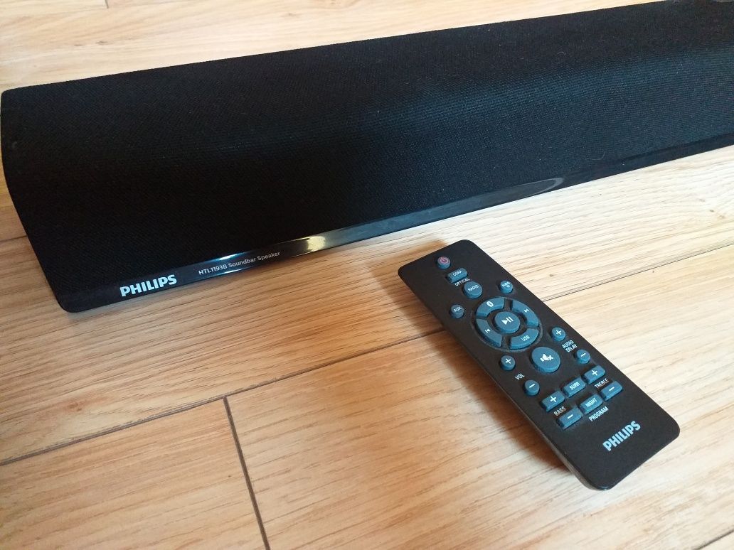 PHILIPS Soundbar HTL1193B/98 Subwoofer Bluetooth Radio