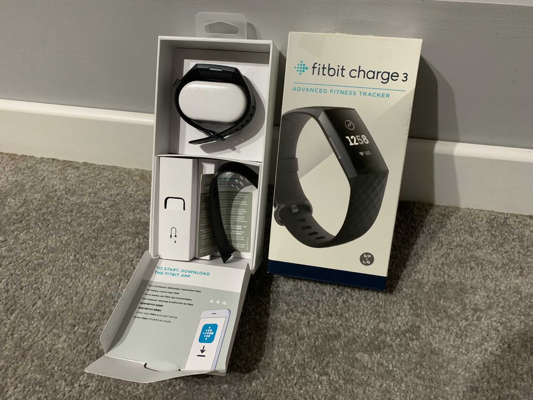 Fitbit Charge 3 Czarny