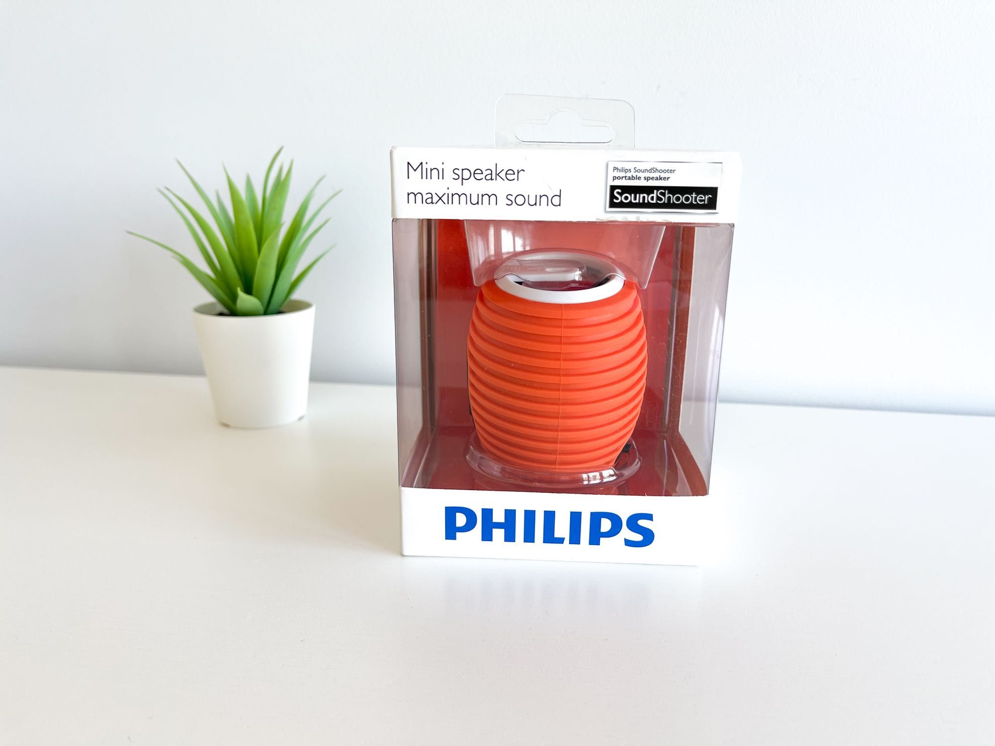 Coluna Philips SoundShooter - nova/selada