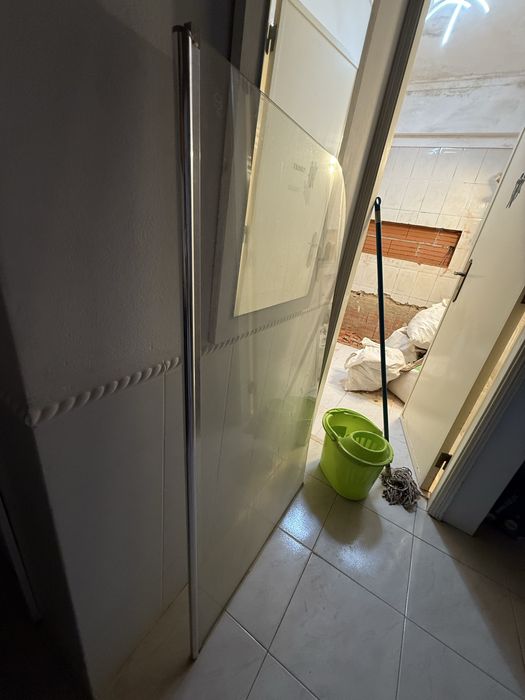 Vidro banheira Duche 1m