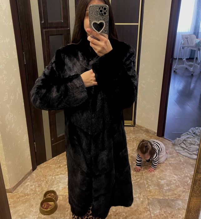 Норкова шуба преміум якості Bellino