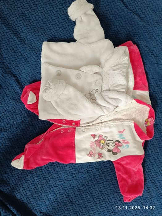 Duża paka ubranek dla noworodka niemowlaka r. 62, 0-3 miesiąca