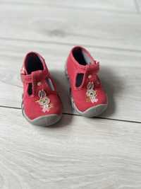 Różowe buty buciki trampki Befado 18