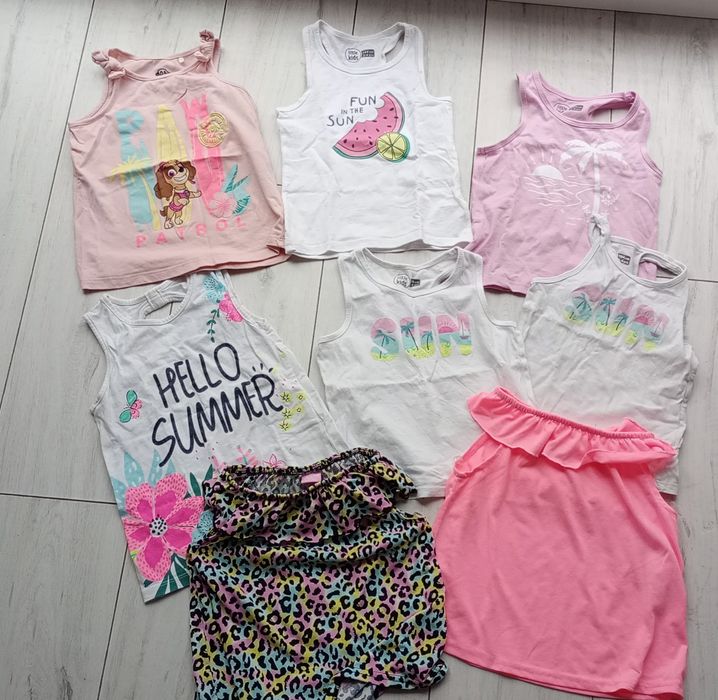 Paka 70 sztuk rozmiar 98/104 dla dziewczynki