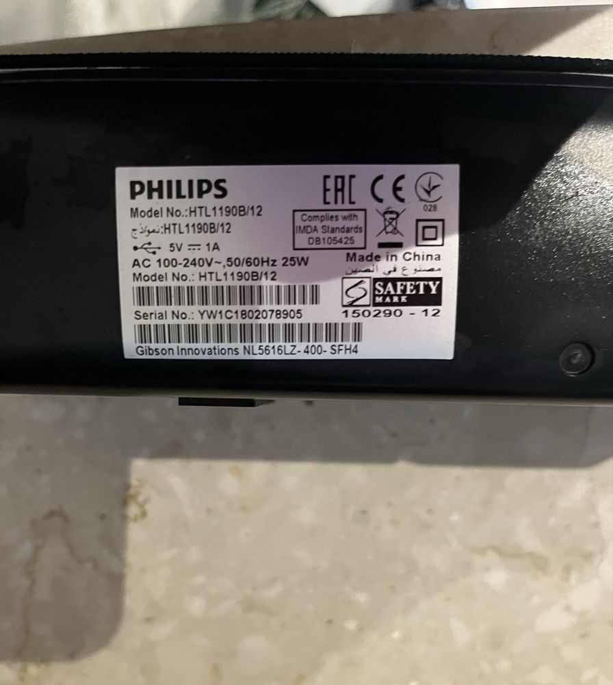 Soundbar philips głośnik