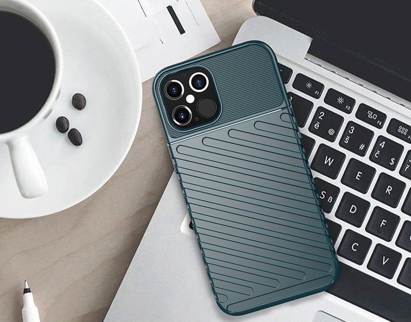 Etui Pancerne Thunder Case do iPhone 12 Pro / 12 - Zielony