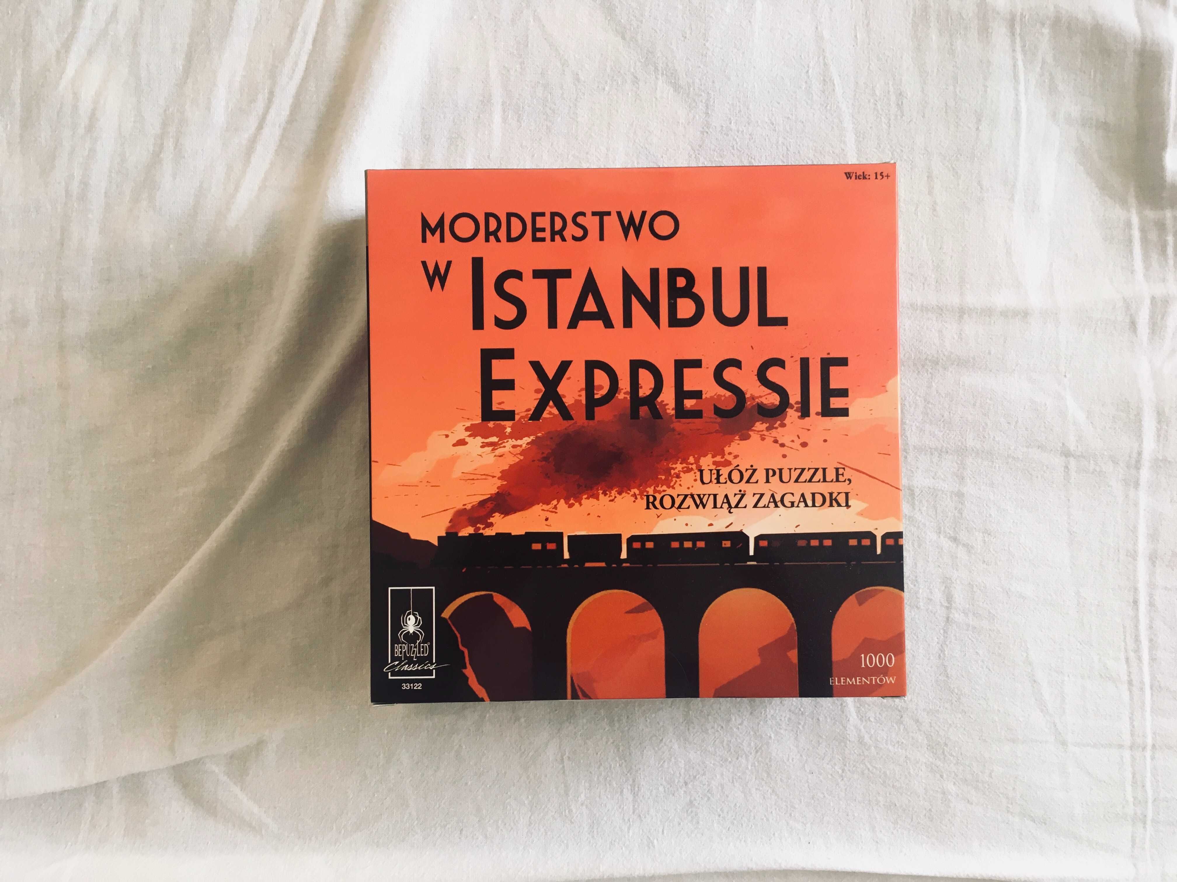 "Morderstwo w Instanbul Expressie" PUZZLE + ZAGADKA.