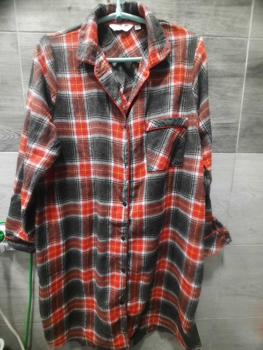 Dorothy Perkins- sliczna flanelowa koszulka nocna-    xl