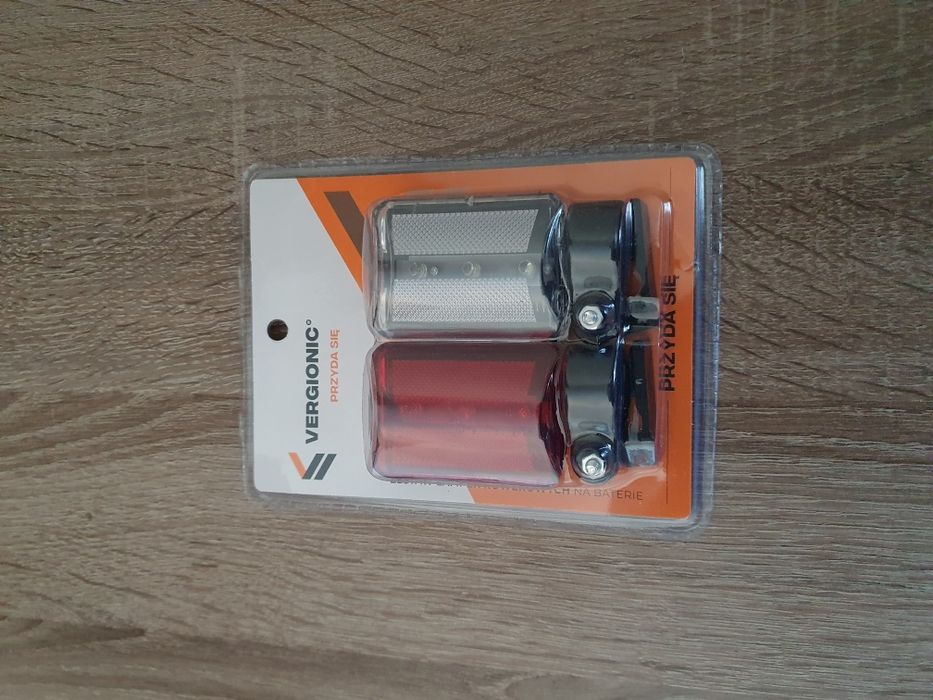 Zestaw lampek rowerowych przód I tył