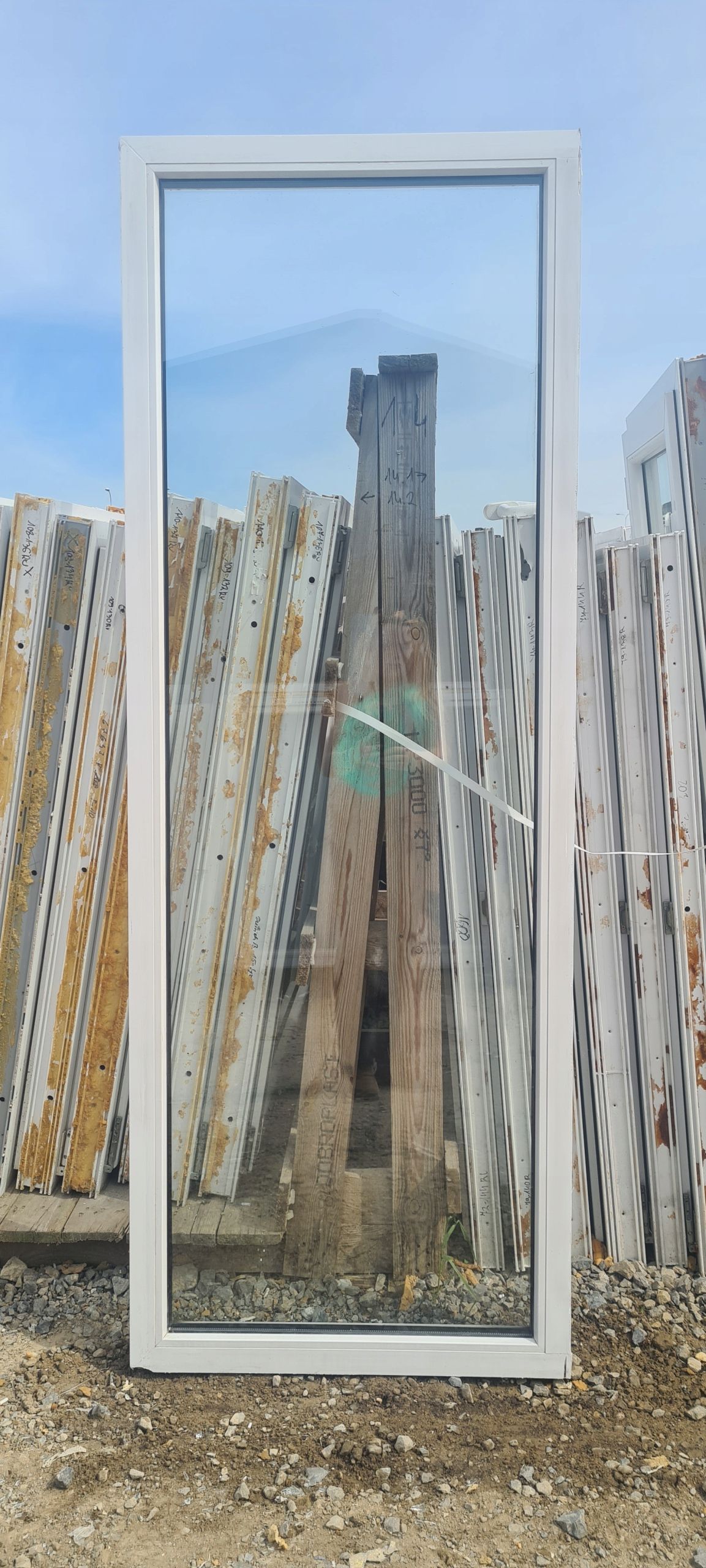 OKNA Używane 75x205 OKNO Fix KacprzaK Plastikowe PCV Lider Okna OLX