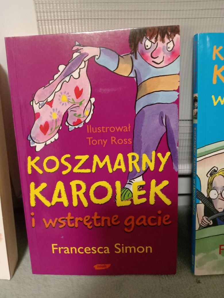Koszmarny Karolek i wstrętne gacie , Francesca Simon.