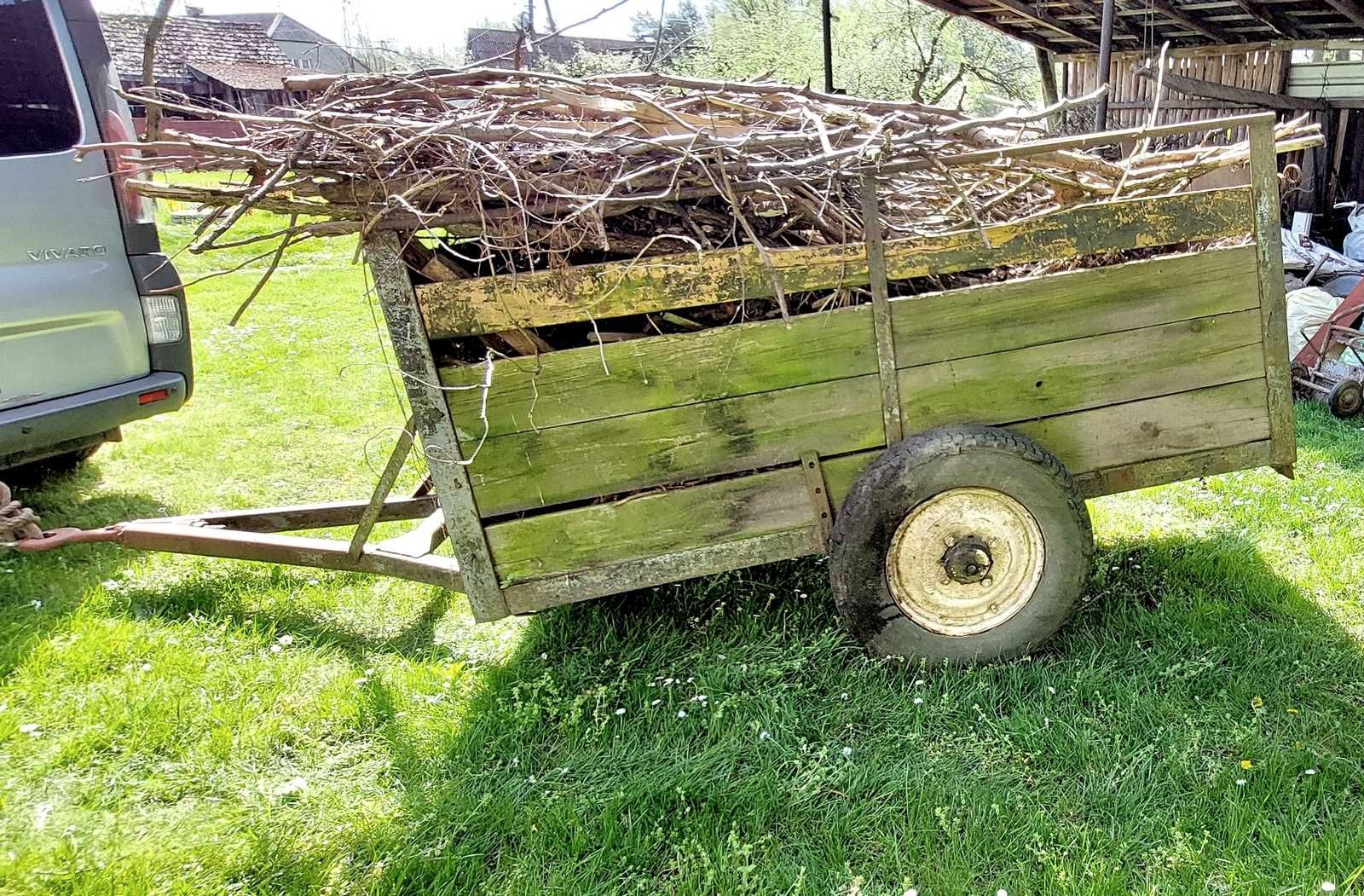 Sprzedam wóz wózek do traktora ciągnika do przewozu drewna owiec