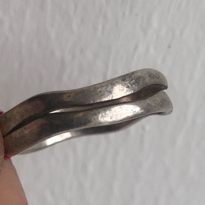 Обручка срібна вінтаж