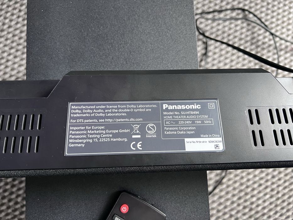 soundbar Panasonic SC-HTB494