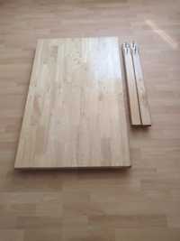 Stół drewniany rozłożony