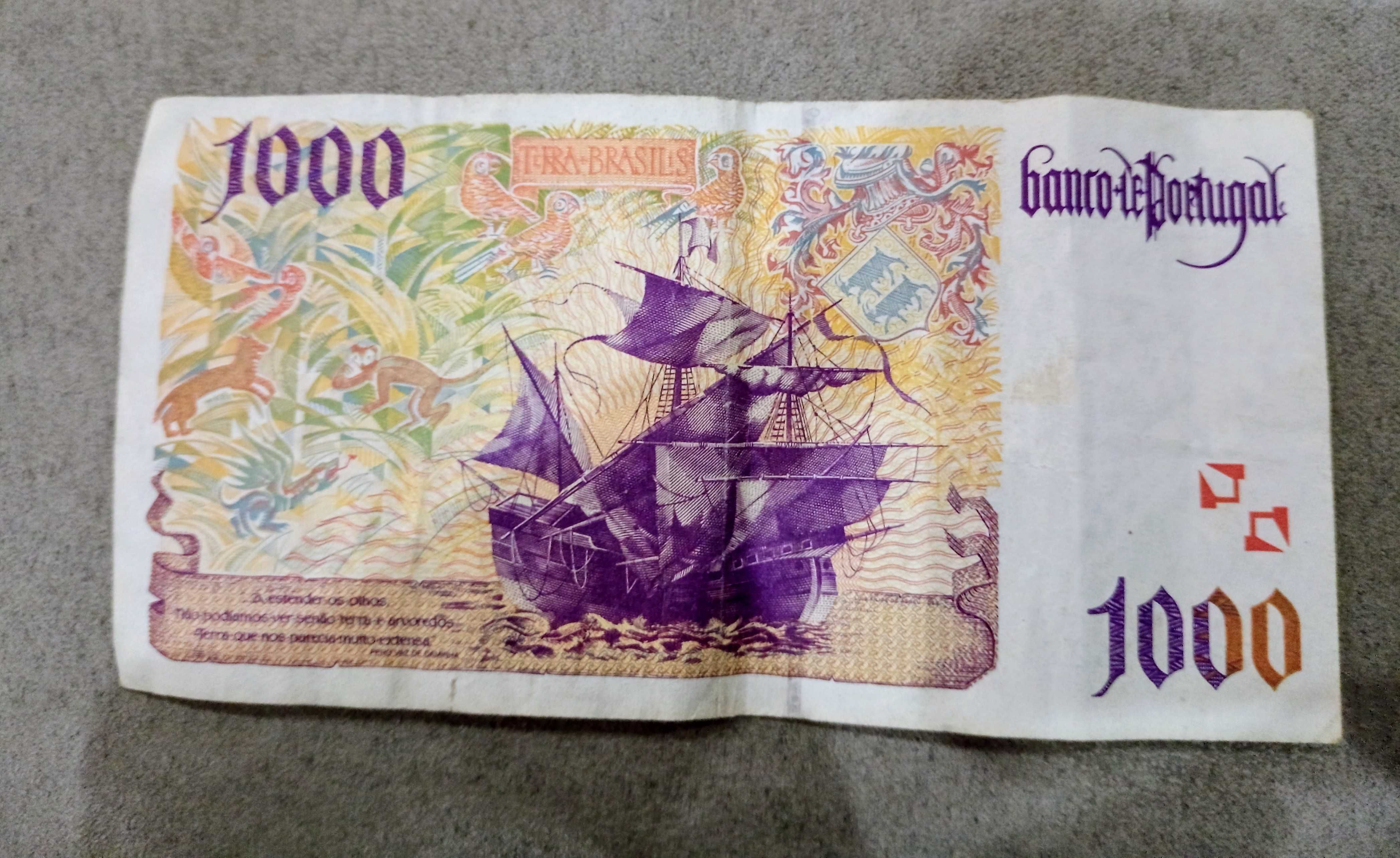 Nota de 1000 escudos de 1998