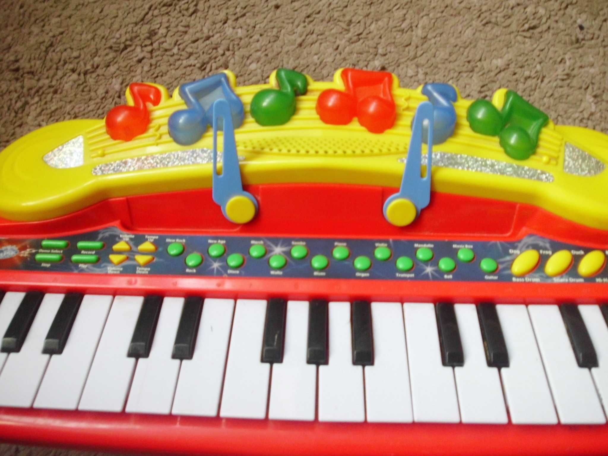 Duże ORGANKI PIANINKO + gratis baterie
