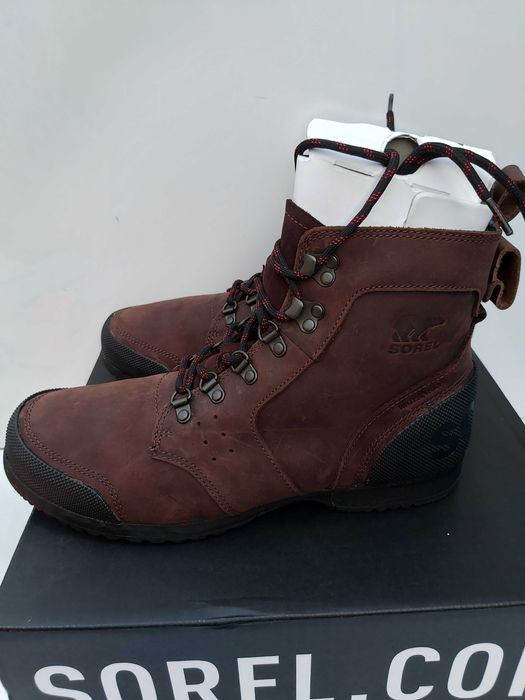SP NOWE trekkingi botki SOREL ankeny mid hiker skórzane trapery 44