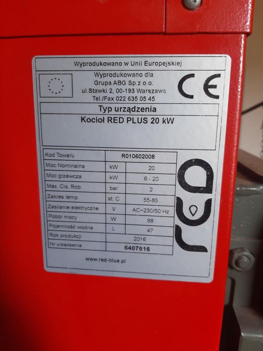 RED plus 20kw piec