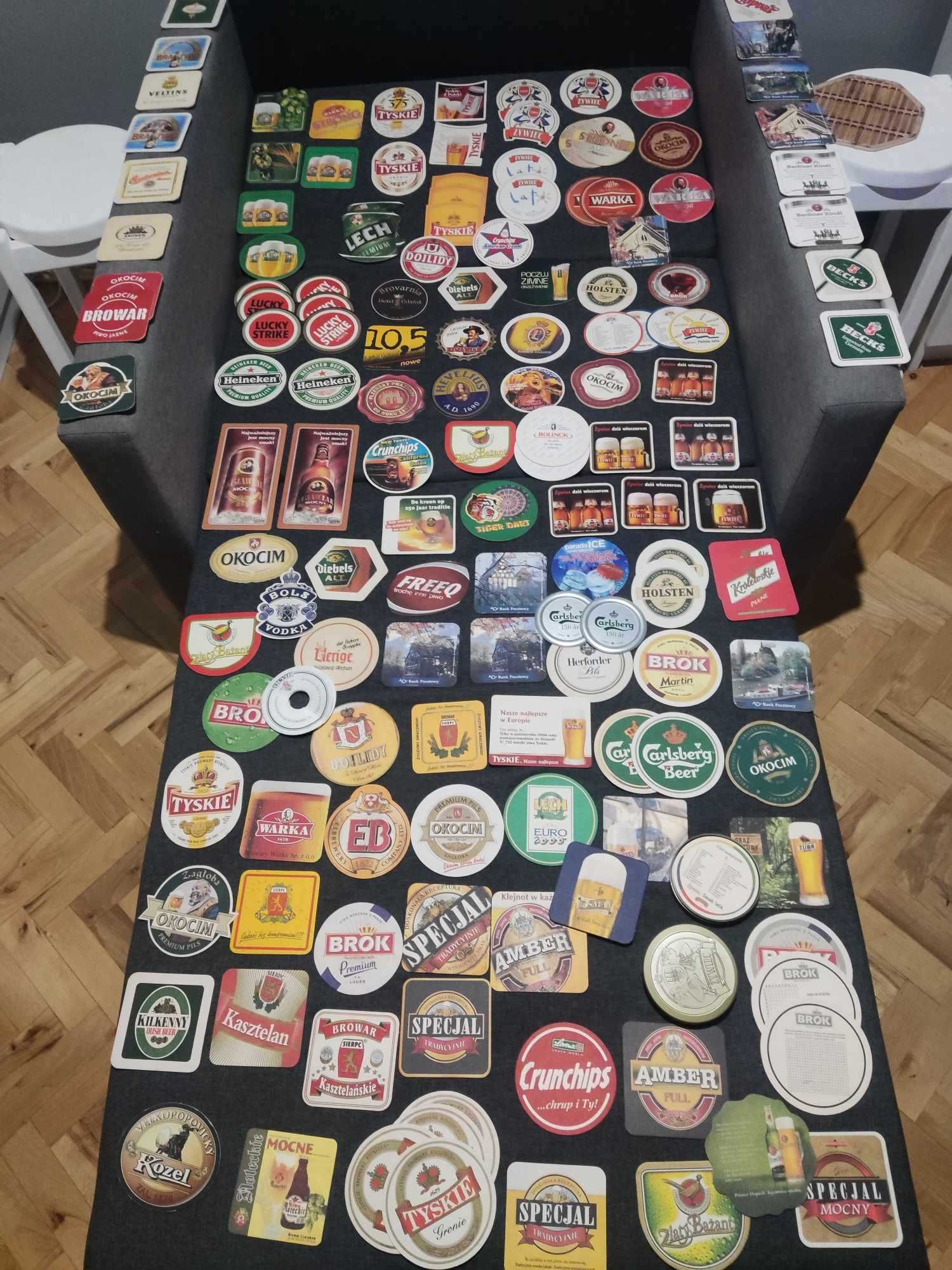 Birofilistyka - podkładki pod piwa (podstawki, wafle) '90-'00 + bonusy
