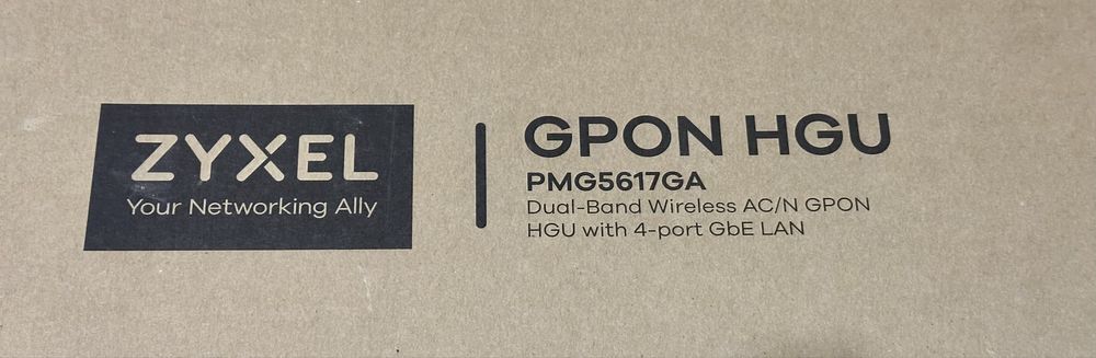 Zyxel Onu Dual-band Wireless AC/N  with 4-port GbE LAN