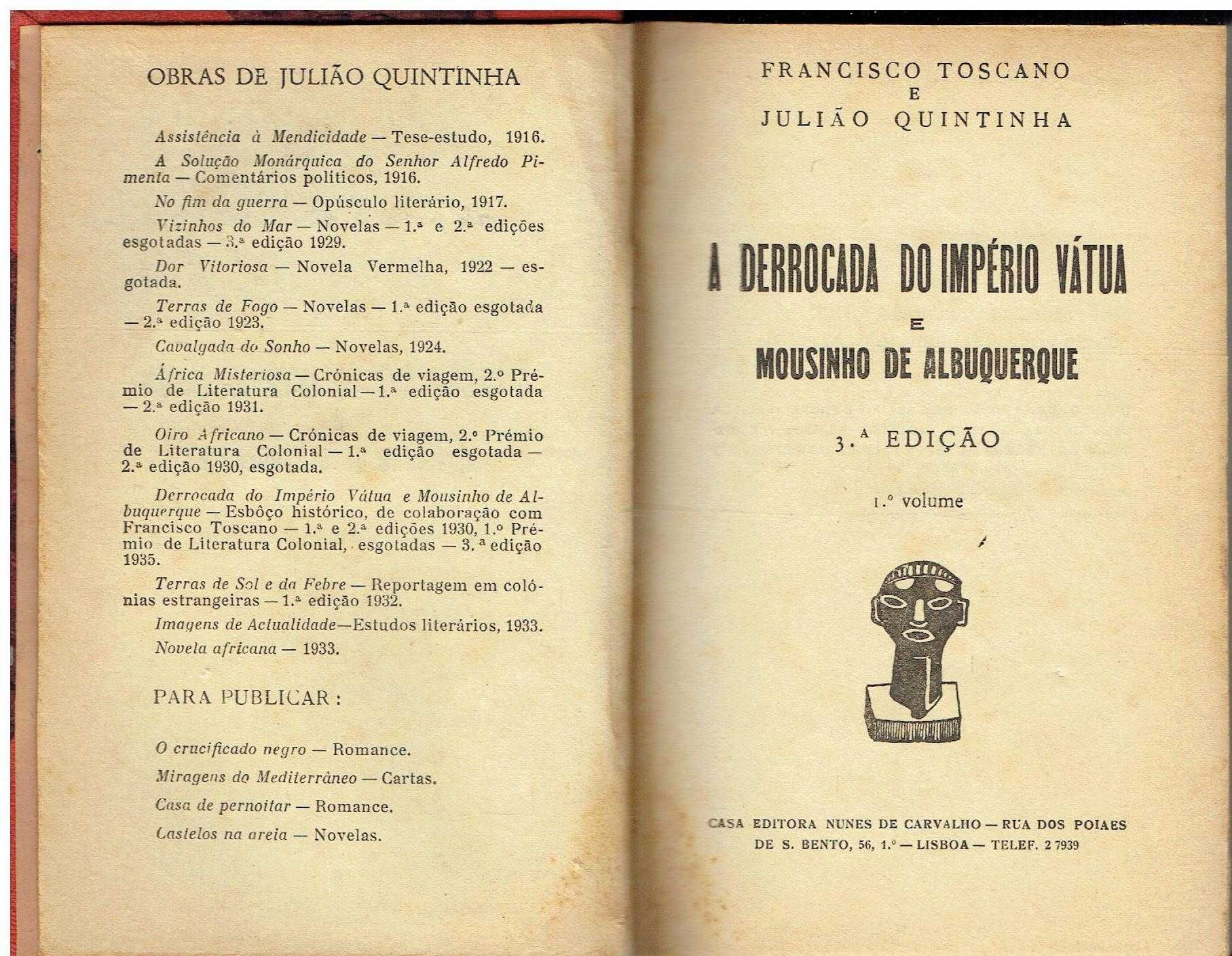 10809
	
A derrocada do Império Vatuá e Mousinho de Albuquerque