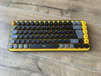 Klawiatura Logitech Pop Keys Black & Yellow