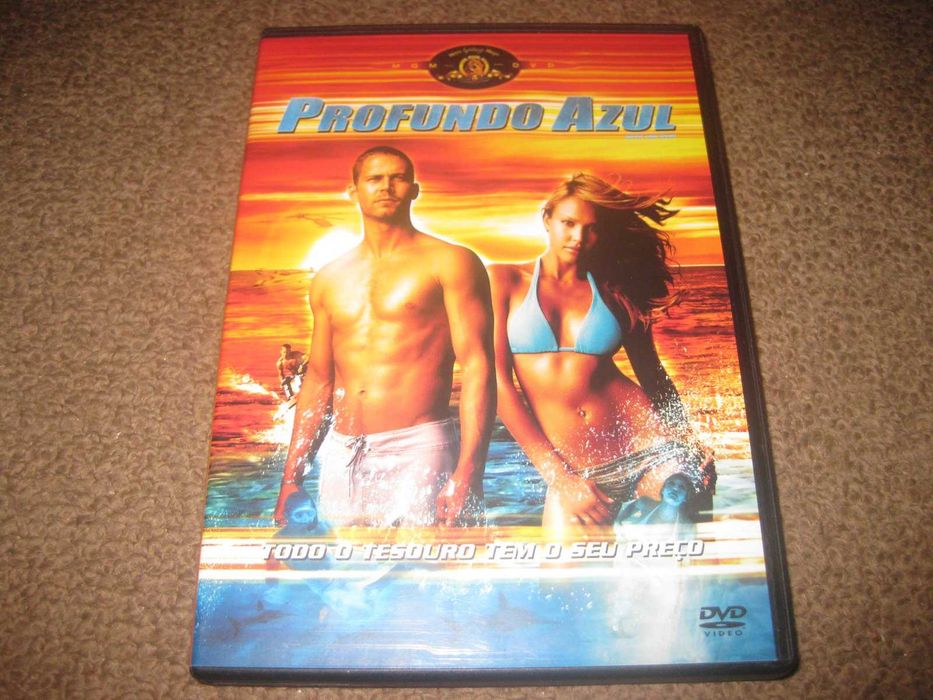 DVD "Profundo Azul" com Paul Walker
