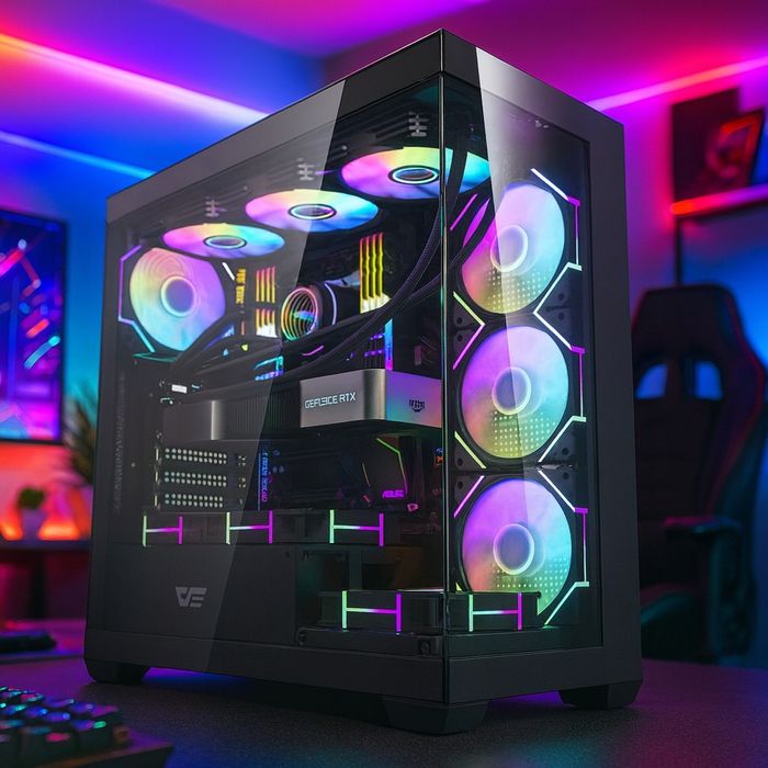 Ryzen 9800X3D RTX 5070 Ti 4080S 16 GB 32GB DDR5 2TB komputer gamingowy