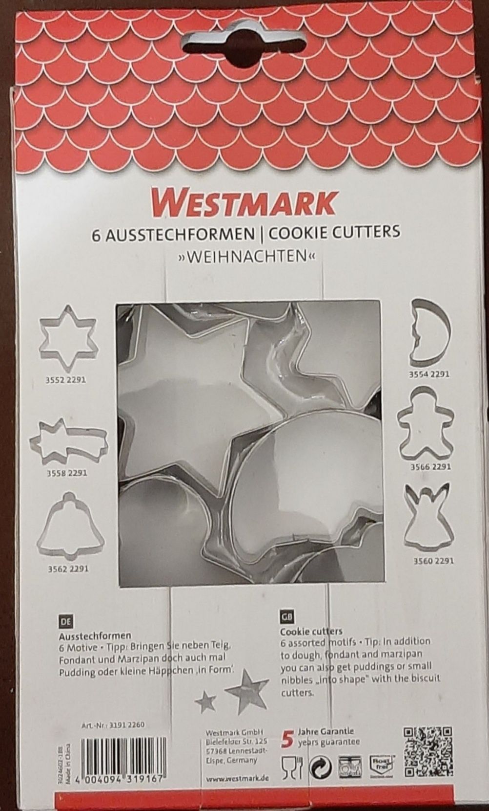 Zestaw przyborów kuchennych renomowanej firmy Westmark