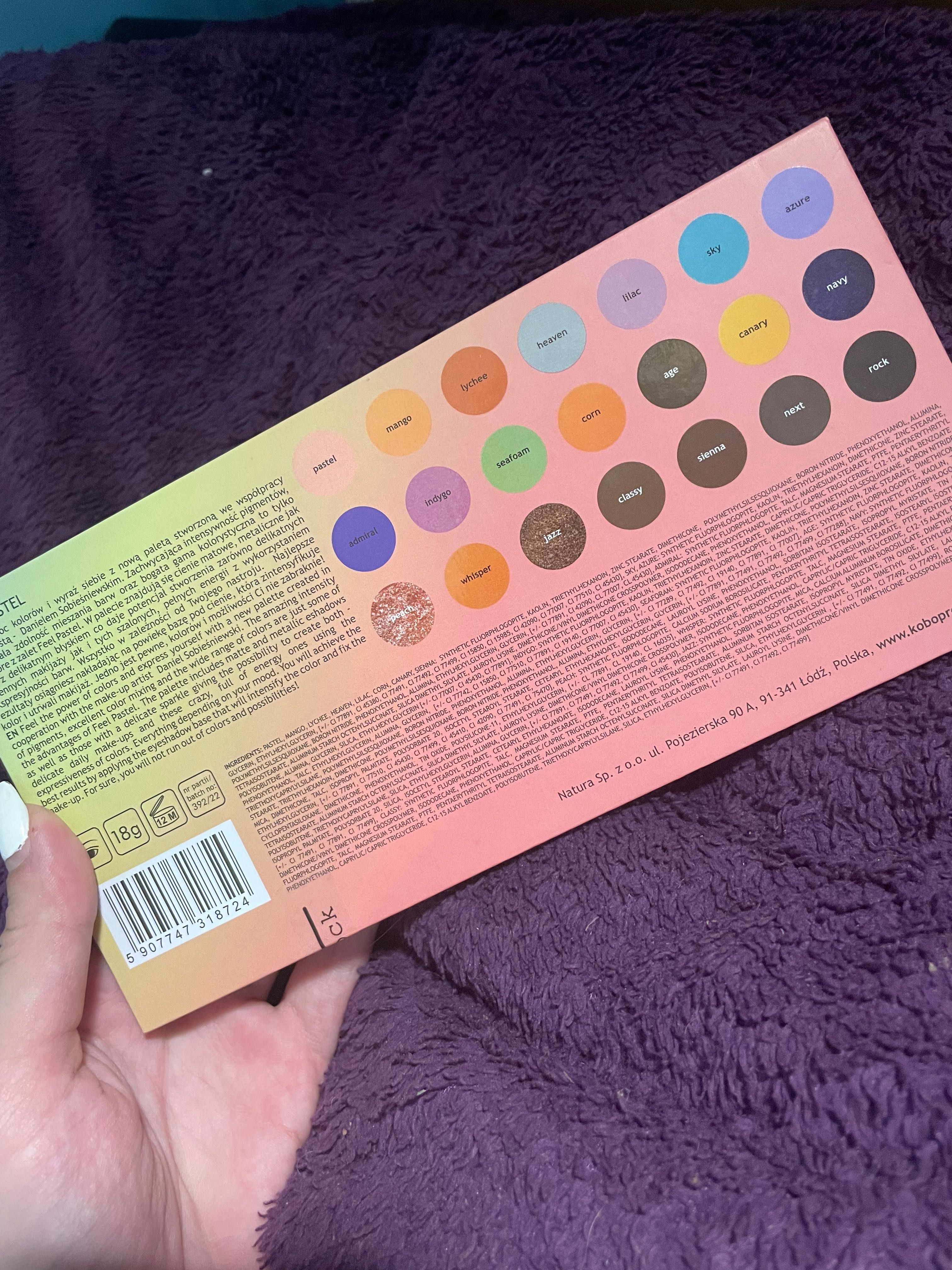 Paletka KOBO do oczu Feel Pastel