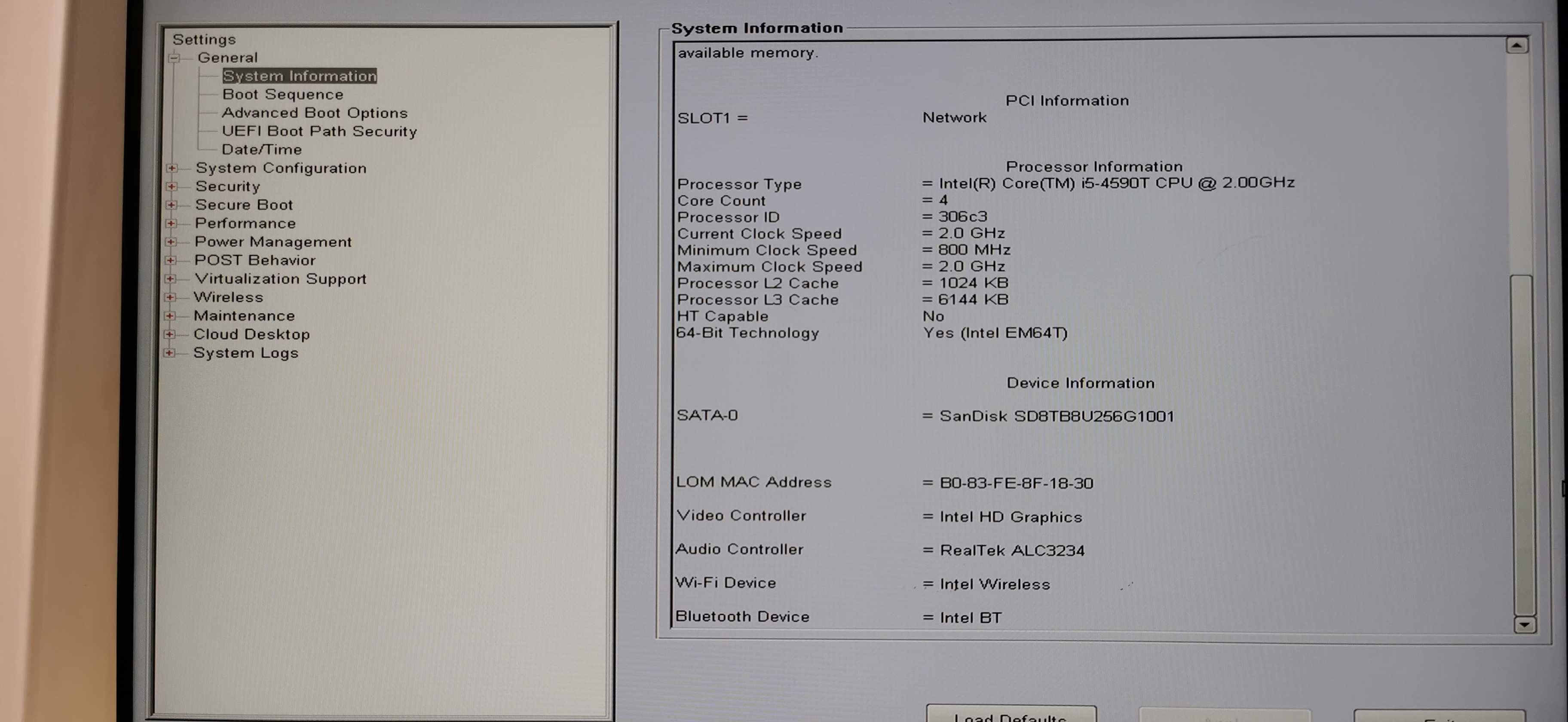 Dell OptiPlex 3020 Micro i5-4590T /8GB /256GB SSD/W10P #04