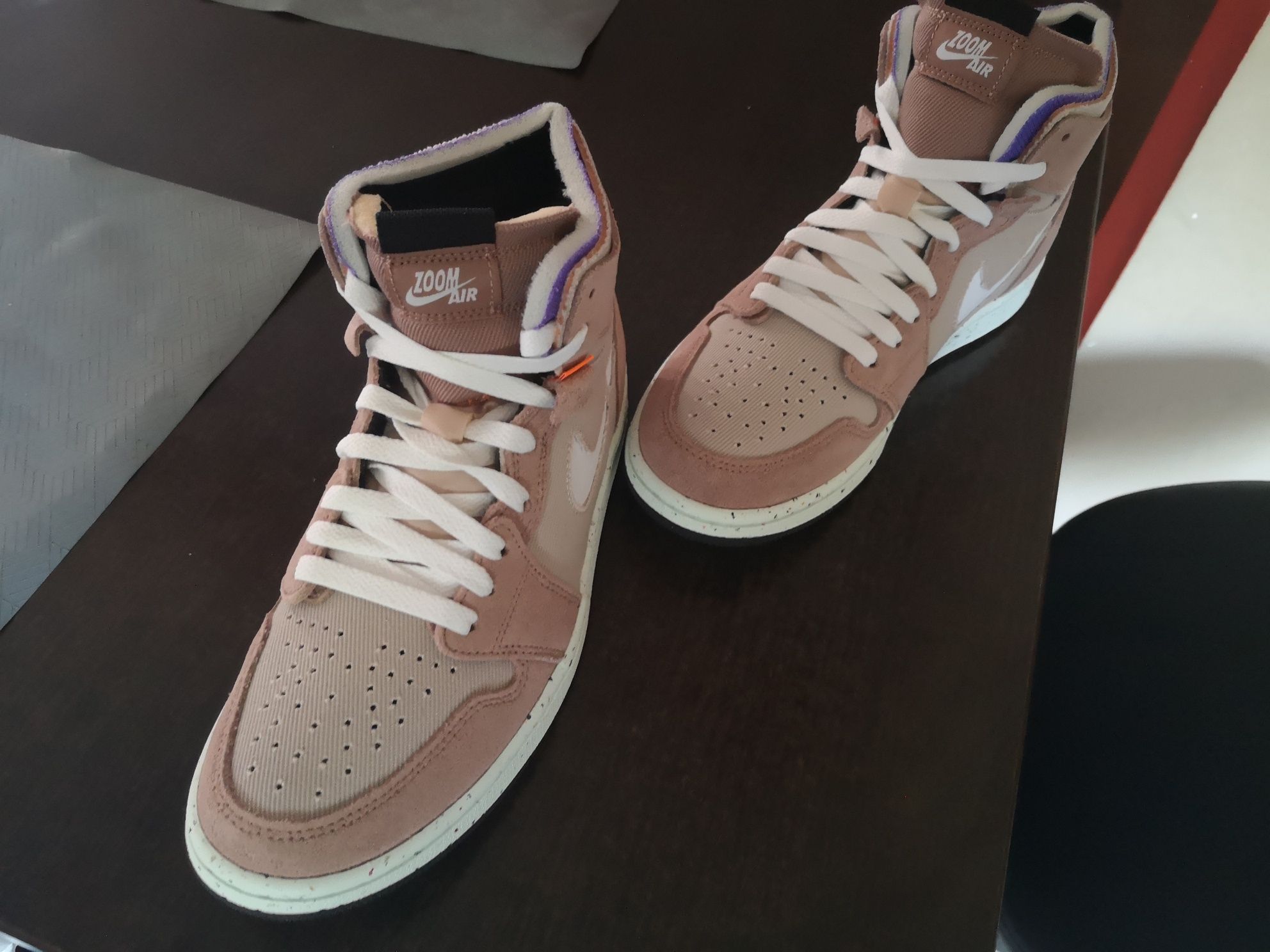 Nike Jordan 1 High Zoom Air CMFT Biały Daybreak Tropical Twist