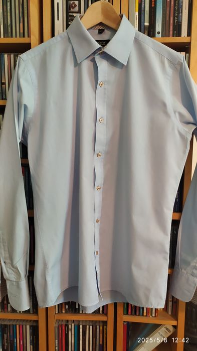 354. Koszula męska błękitna recman rozm 176/182