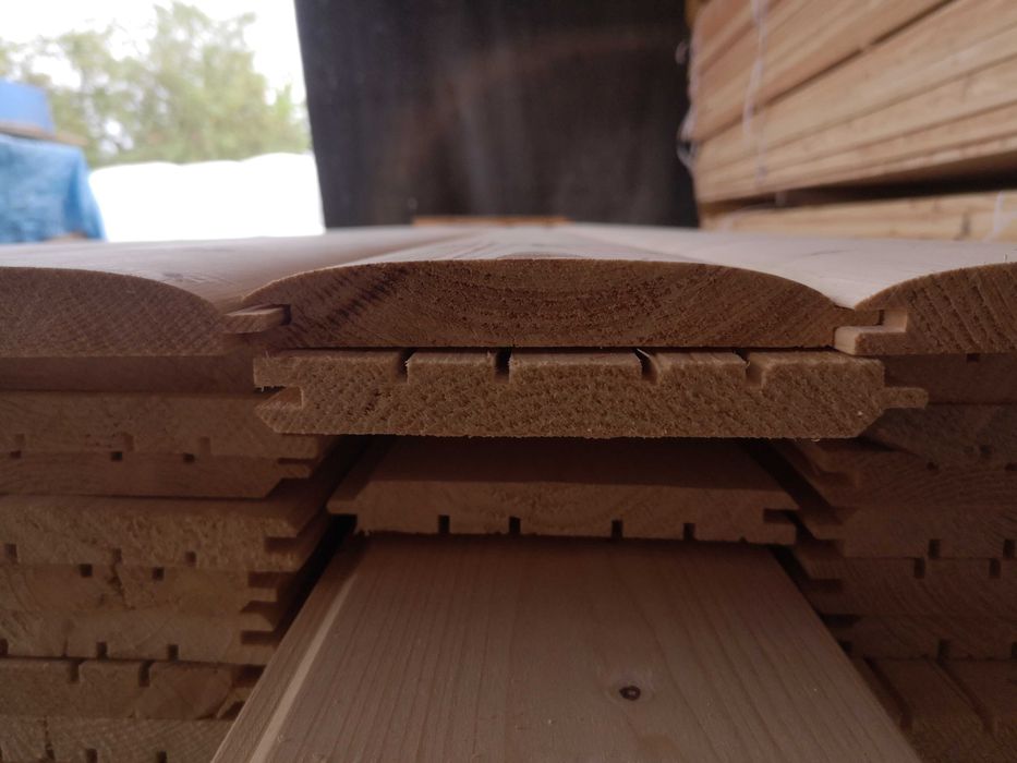 Deska pólbal elewacyjna obiciowa szalunkowa boazeria 140mm na 23mm