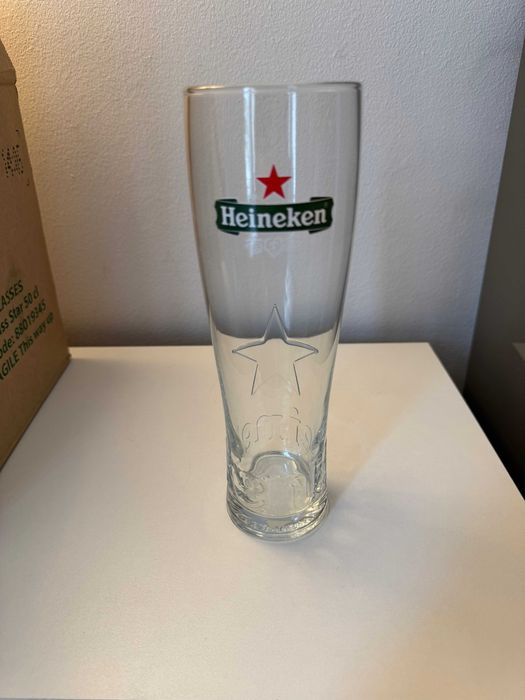 Szklanki kufle pokal heineken komplet 6 sztuk